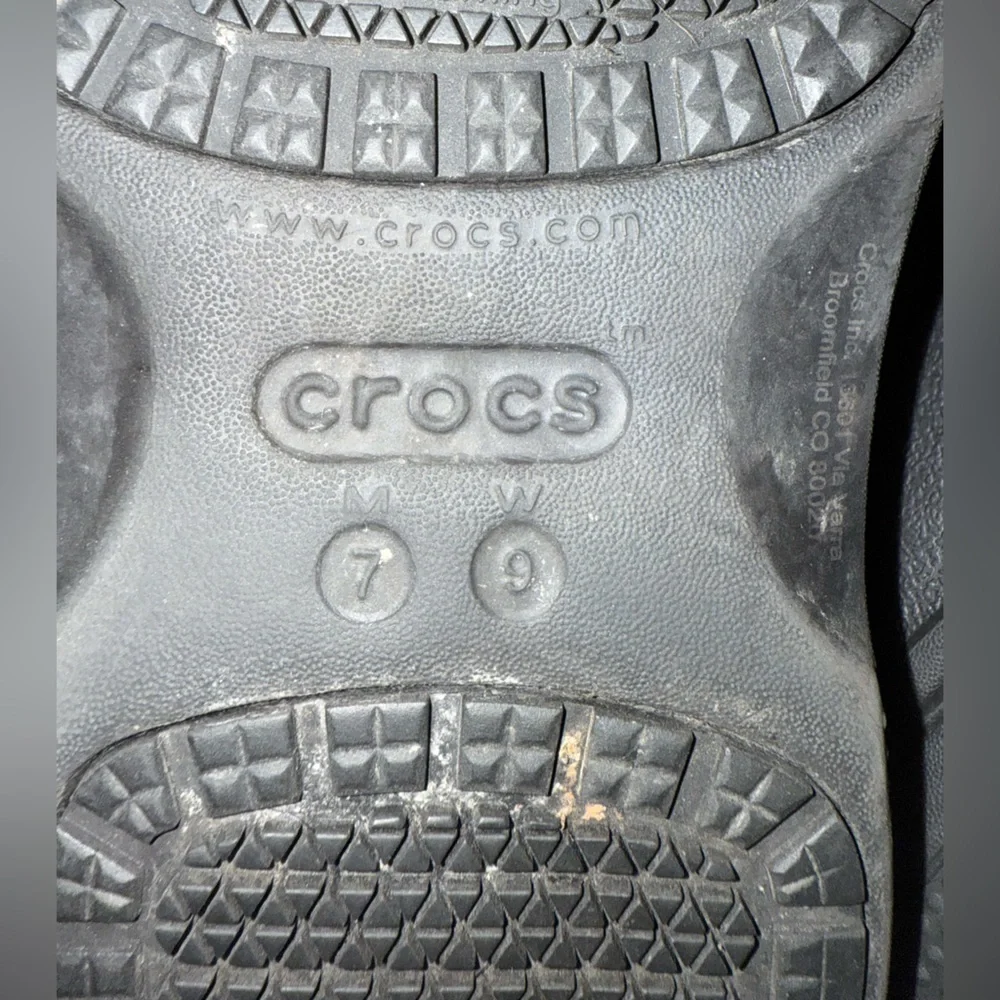 Crocs Black On The Clock LiteRide™ Work Slip-On Sz(7M -9W) - Picture 7 of 7